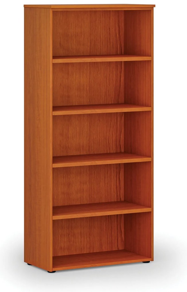 Kancelársky regál PRIMO WOOD, 800 x 420 x 1781 mm, čerešňa