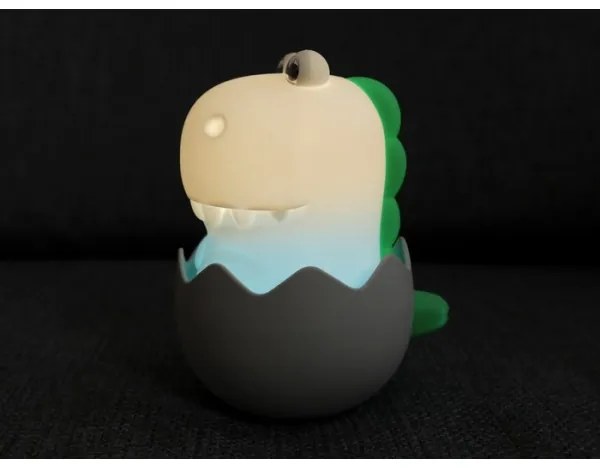 MegaLight - LED RGB Stmievateľná nabíjacia detská dotyková lampa DIGGY DINO LED/5V