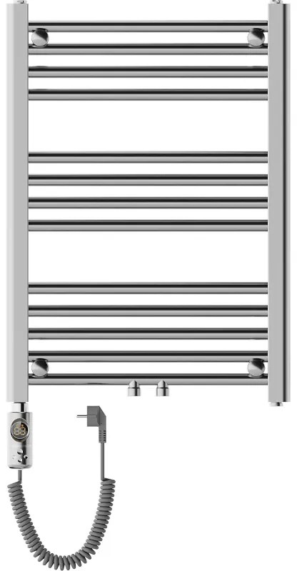 Mexen Mars, elektrické vykurovacie teleso 700x500 mm + vykurovacia tyč 300 W, chrómová, W110-0700-500-2300-01