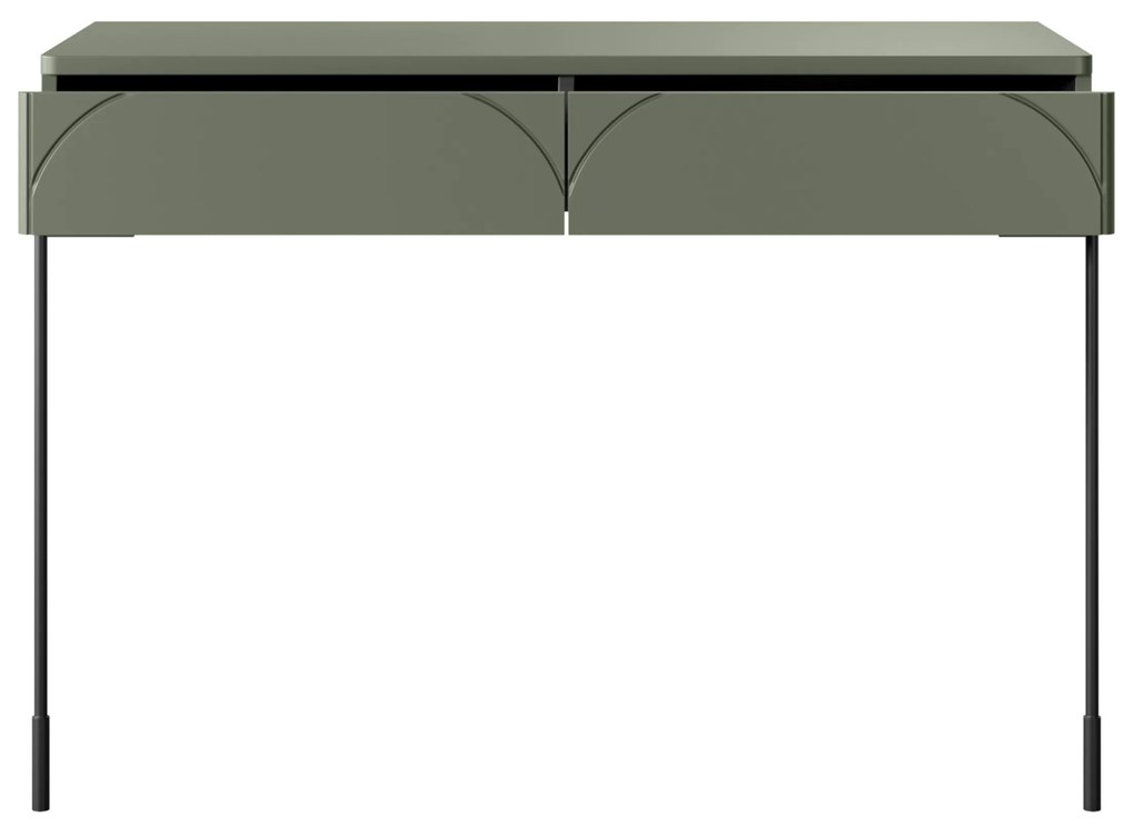 Konzolový / Toaletný stolík Sonatia 104 cm - olivová