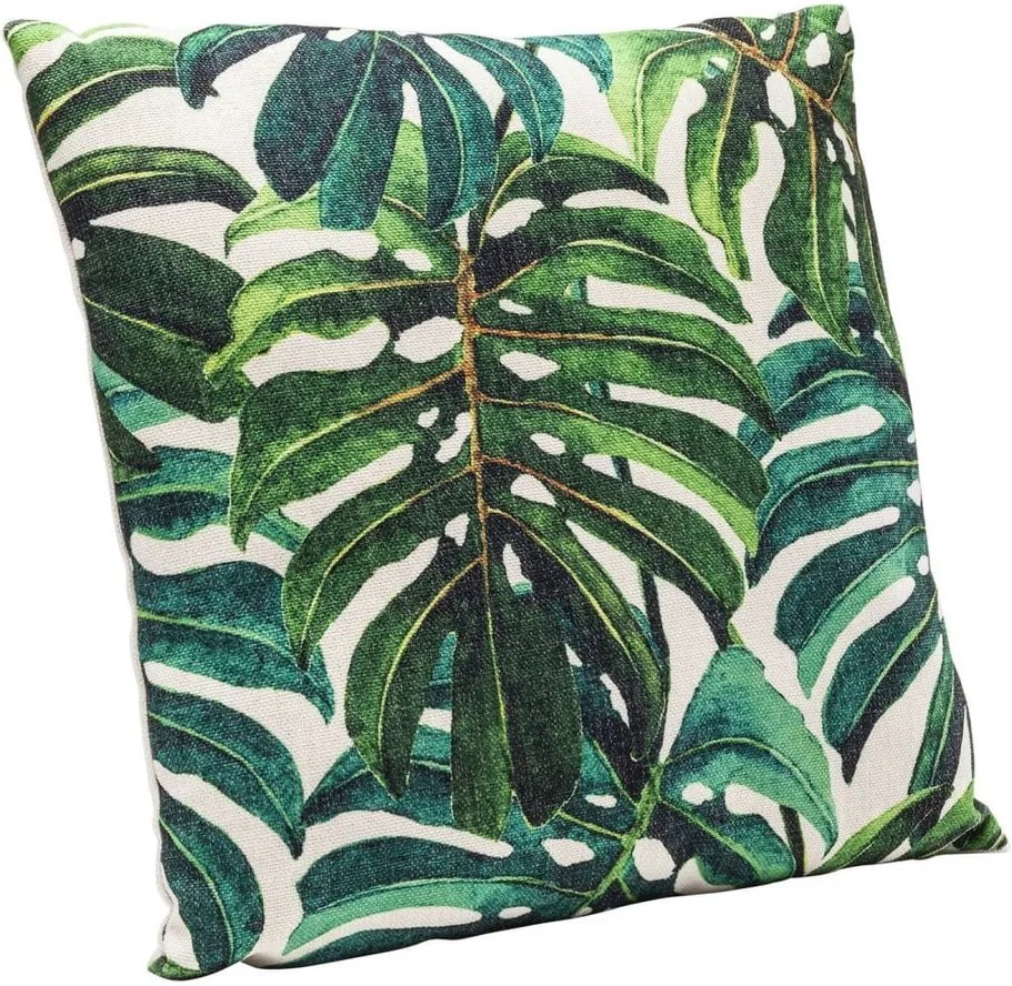 Zelený vankúš Kare Design Jungle, 45 × 45 cm