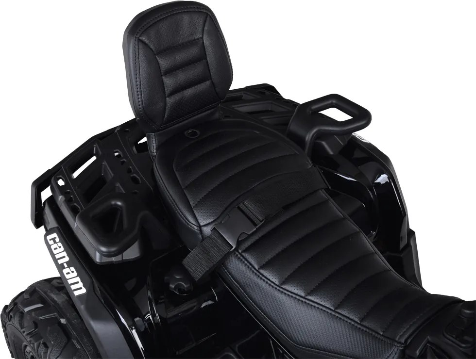 JOKOMISIADA Detská štvorkolka na akumulátor pre 2 osoby CAN-AM OUTLANDER 4x4 s LED panelom PA0326 čierna