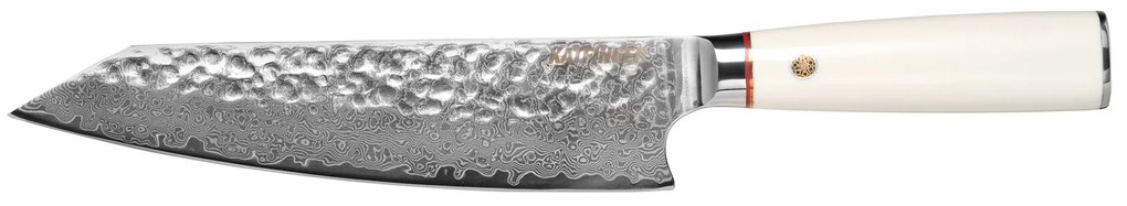 KATFINGER | Damaškový nůž Kiritsuke 8" (20cm) | White | KF601