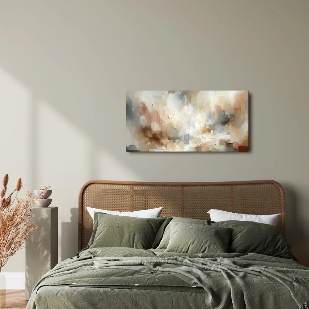 Obraz béžová abstraktná harmónia