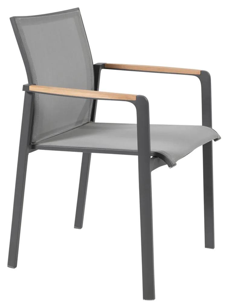 Cortina jedálenská stolička sivá