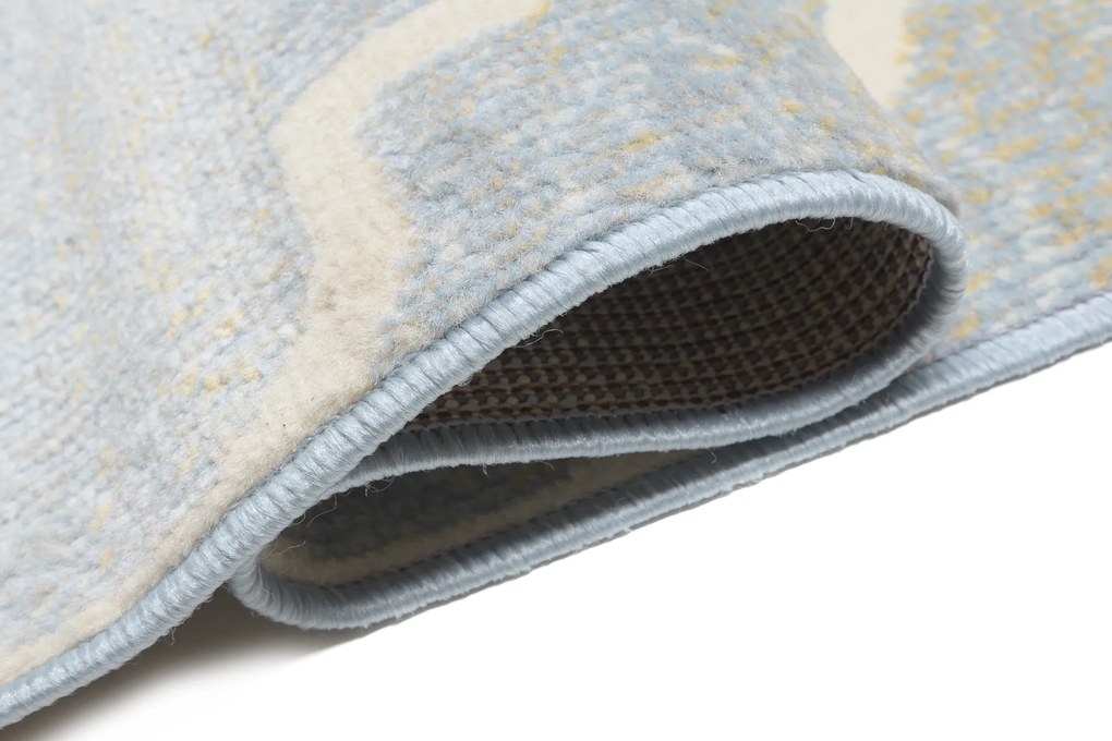 TA Koberec 4496B L.MODRÁ / KRÉMOVÁ MIA Rozmer: 140x200 cm