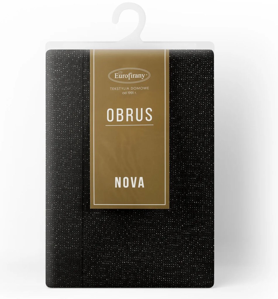 OBRUS STELLA 1 140X220 CM ČIERNY