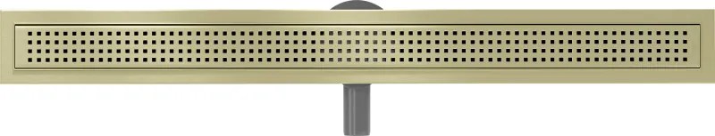 Mexen Flat 360° M08 sprchový žľab 100 cm, zlatá matná, 1A25100-40