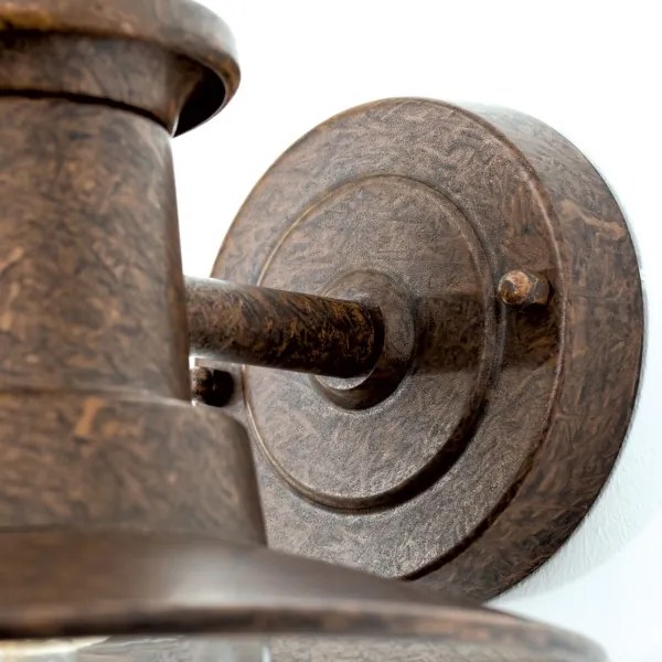 Orion AL 11-1205 - Vonkajšia nástenná lampa LEONIE 1xE27/60W/230V IP44 bronz