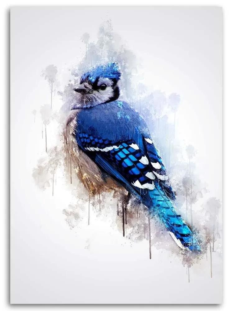 Gario Obraz na plátne Modrý vrabec - Cornel Vlad Rozmery: 40 x 60 cm
