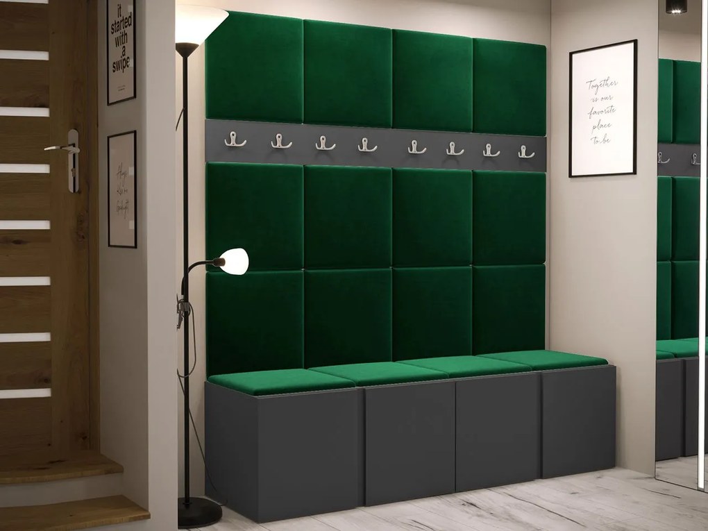 Predsieňová zostava Tavasz V, Farby: kašmír, Farba čalúnenia:: Abriamo 03