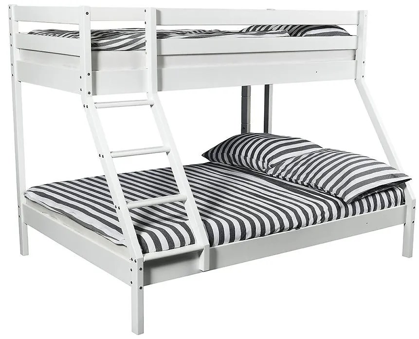 Posteľ buková Mike 200x90/140 white