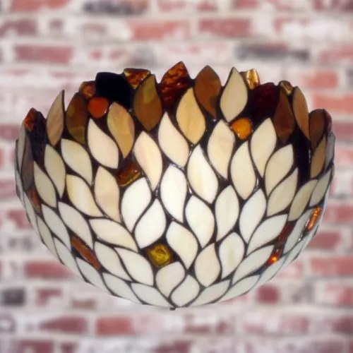 Jantárová Tiffany nástenná 30*19 AMBER