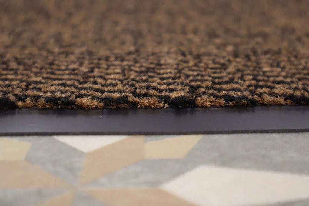 Rohožka Spectrum 017 Brown – na von aj na doma, 40x60, hnedá, chodba / predsieň, Hamat