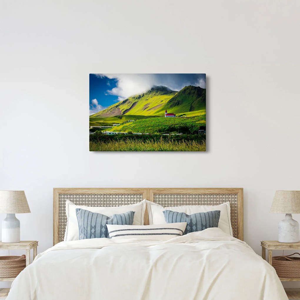 Obraz horskej krajiny (90x60 cm)