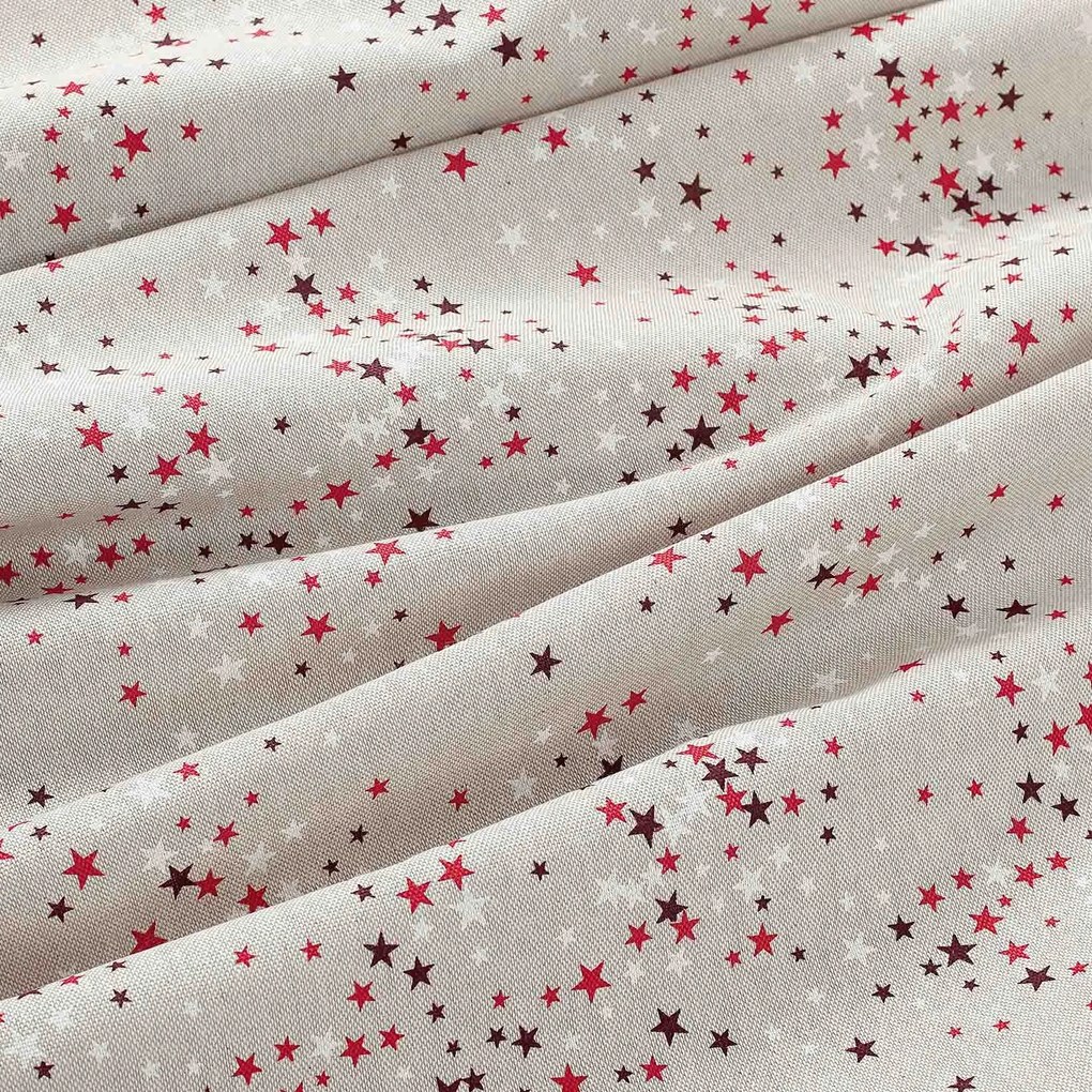 Goldea dekoračná obliečka na vankúš valencia - hviezdičky na režnej 45 x 45 cm