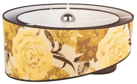 Duolla - Luster na lanku ROYAL 1xE27/40W/230V pr. 50 cm žltá