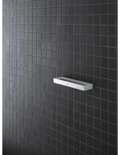 GROHE 40766000 - Držiak na uteráky SELECTION CUBE 25 × 6 × 1,5 cm lesklý chróm
