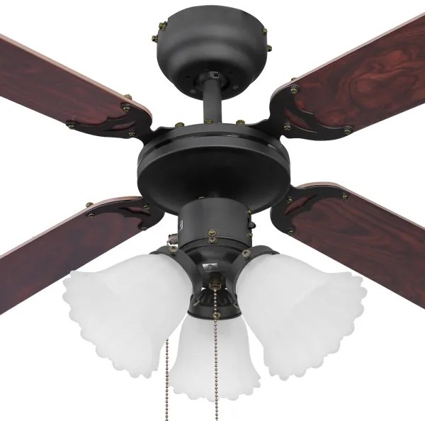 Globo 03816 - Stropný ventilátor HARVEY 3xE27/60W/230V