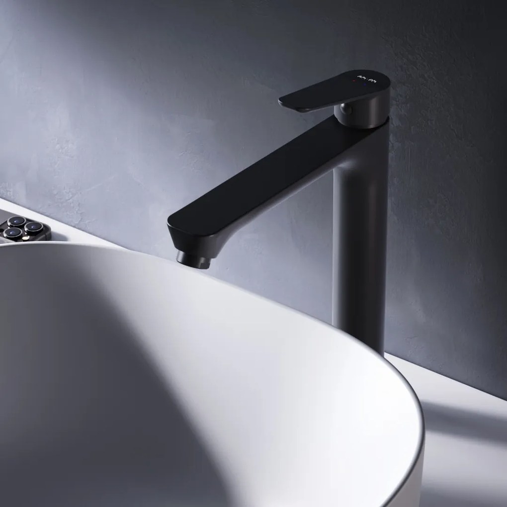 Umývadlová batéria AM.PM Hit FTA92022 vysoká, čierna