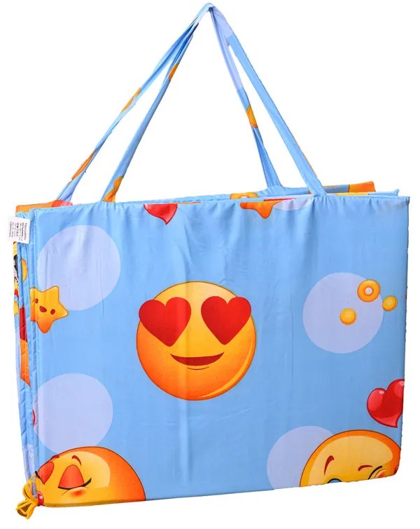 Plážové ležadlo SMILE modré