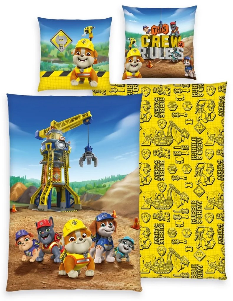 Herding Bavlnené obliečky Rubble Crew, 135 x 200 cm, 80 x 80 cm