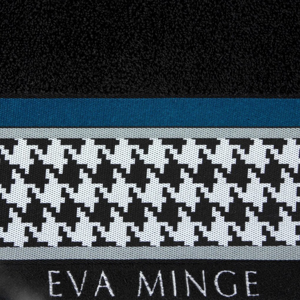 BAVLNENÝ UTERÁK EVA MINGE8 SADA 3KS 70X140 CM ČIERNA