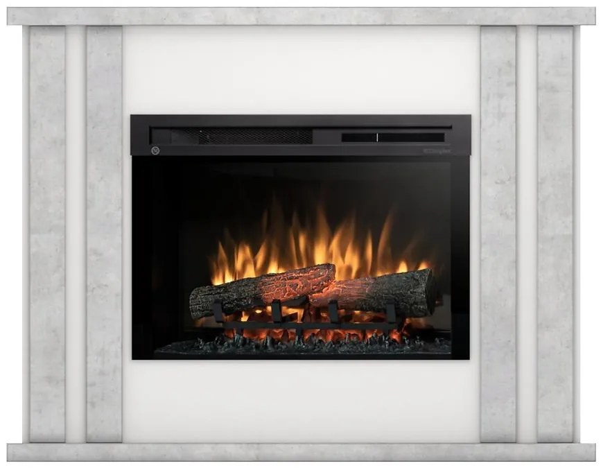 Elektrický krb Kelso 28 biely/beton