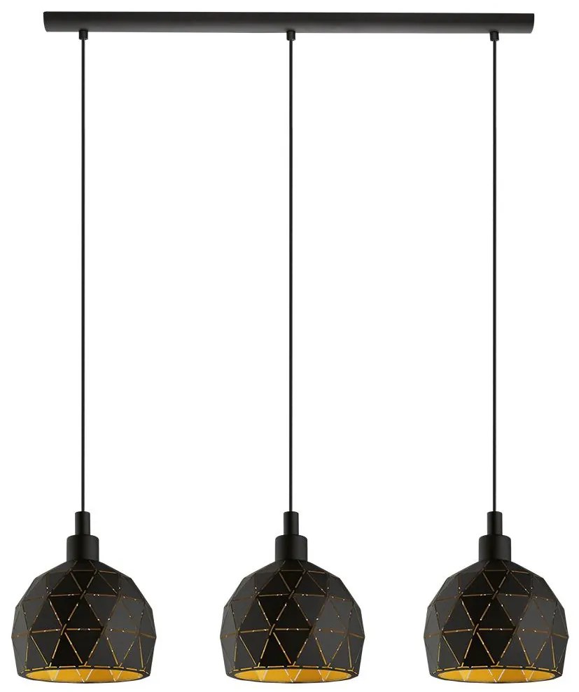 Eglo 97846 - Luster na lanku ROCCAFORTE 3xE14/40W/230V