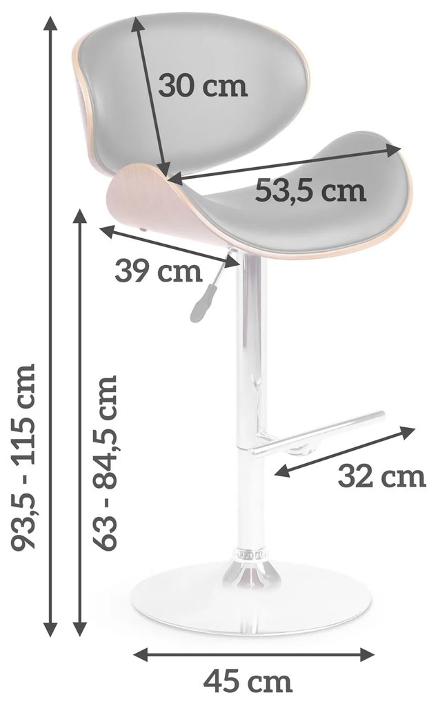 Barová stolička Sofotel Serri 2705 - čierna