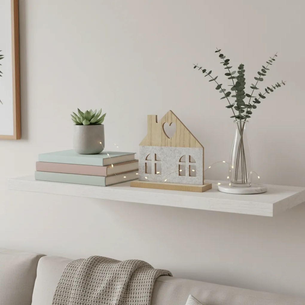 Drevený dekoratívny domček HEARTLY 14 cm