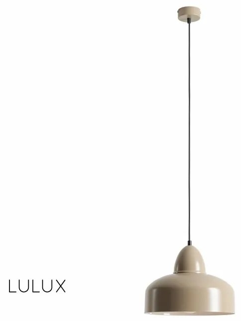 COMO BEIGE | Kovová lampa v industriálnom štýle