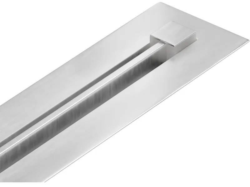Mexen Flat Super Slim, super tenký odtokový žľab s 360° rotačným sifónom 100 cm, nerez, 1051100