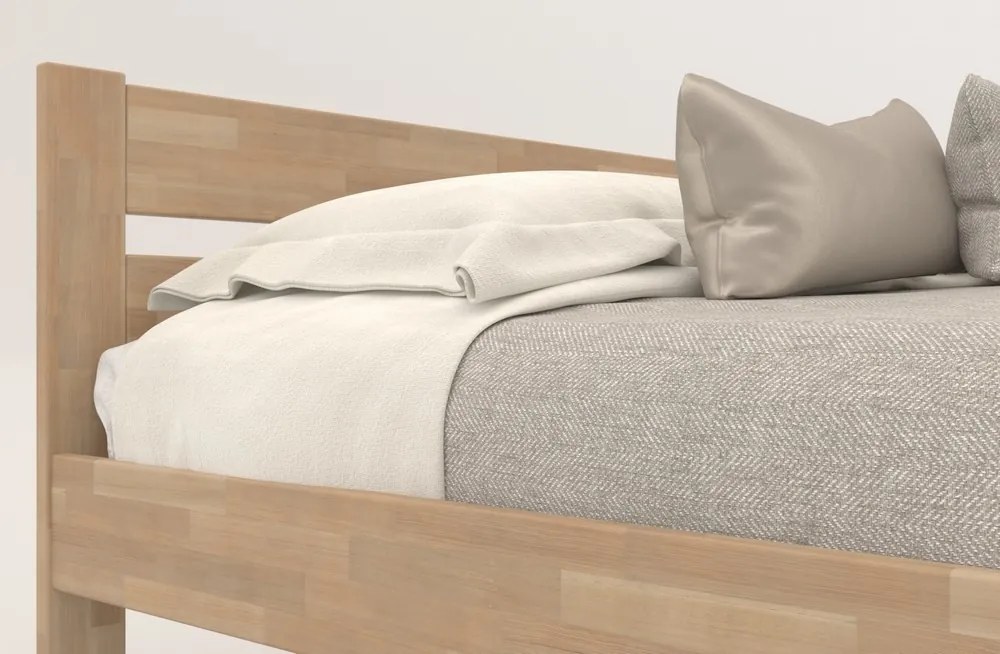 Posteľ Mystic 180x200 cm, prírodný buk