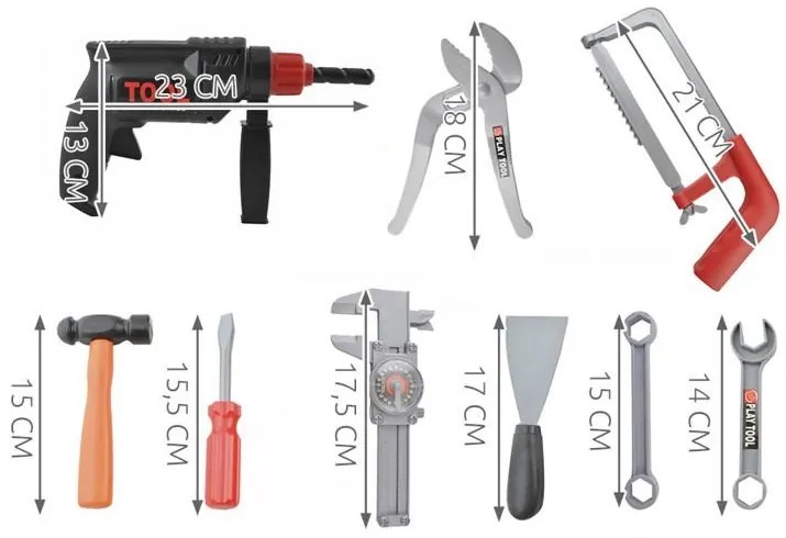 Detský kufrík s náradím