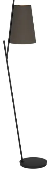 Eglo 390197 - Stojacia lampa PETROSA 1xE27/40W/230V hnedá