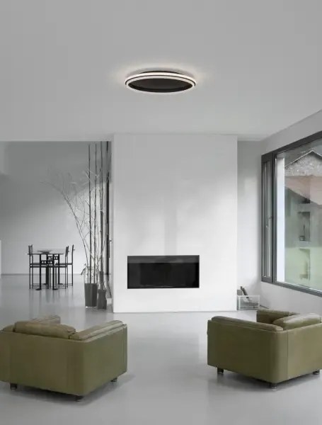 LED stropné svietidlo Willow R 60 čierne