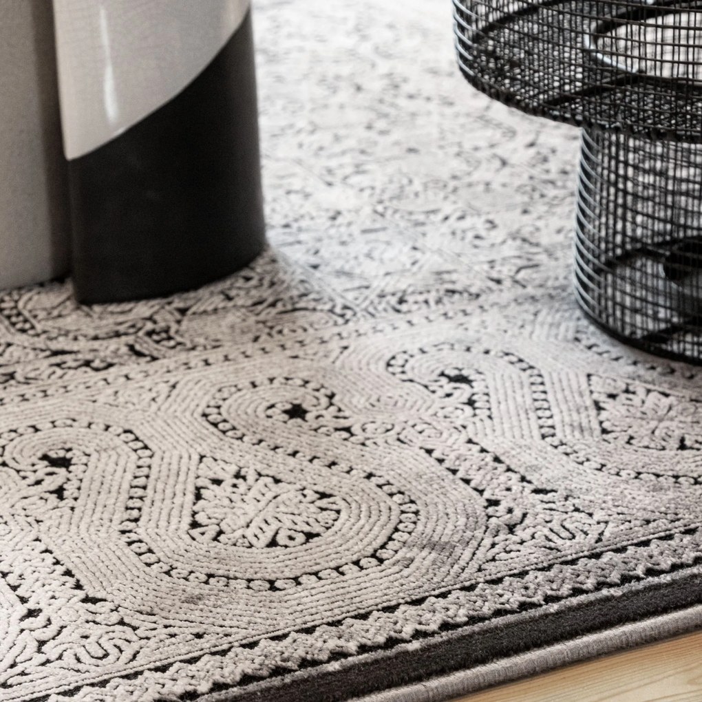 Obsession, Kusový koberec My Eden of Obsession 200 grey, 240x340, šedá, chodba / predsieň