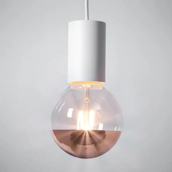 Diolamp LED Filament zrkadlová žiarovka A60 8W/230V/E27/2700K/900Lm/180°/DIM, medený vrchlík
