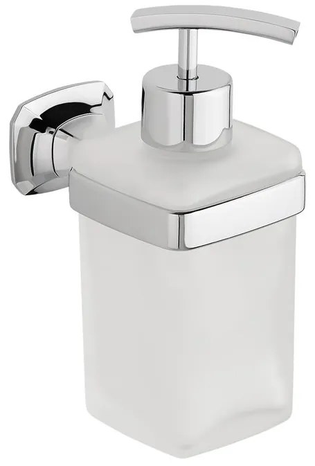 METAFORM METAFORM, AIDA dávkovač mydla 270 ml, mliečne sklo, chróm, AI019