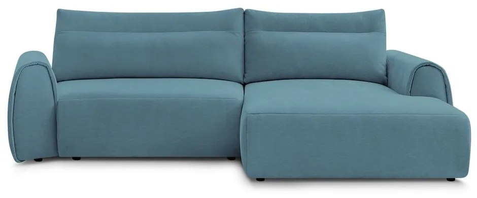 Modrá rohová pohovka Aden – Bobochic Paris
