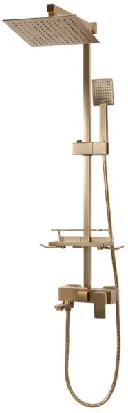 REA-P7050 - Sprchová súprava s batériou JACK, brúsené zlato