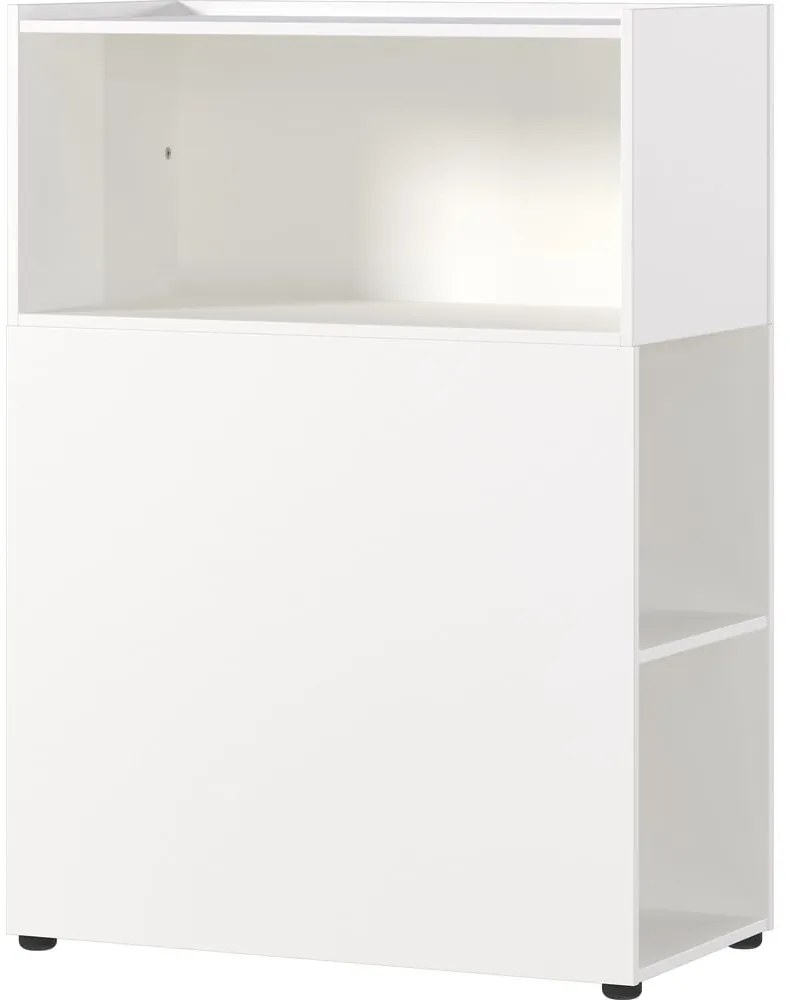 Biela knižnica 80x120 cm Mailand – Germania