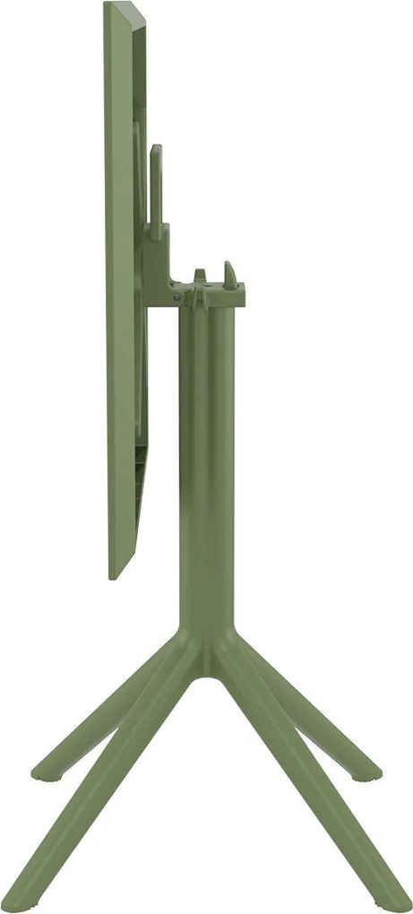 SKY FOLDING 60 sklopný záhradný stôl olive green