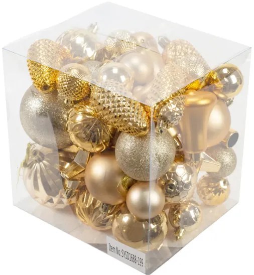 Vianočné ozdoby SYSD1688-199 (45ks)