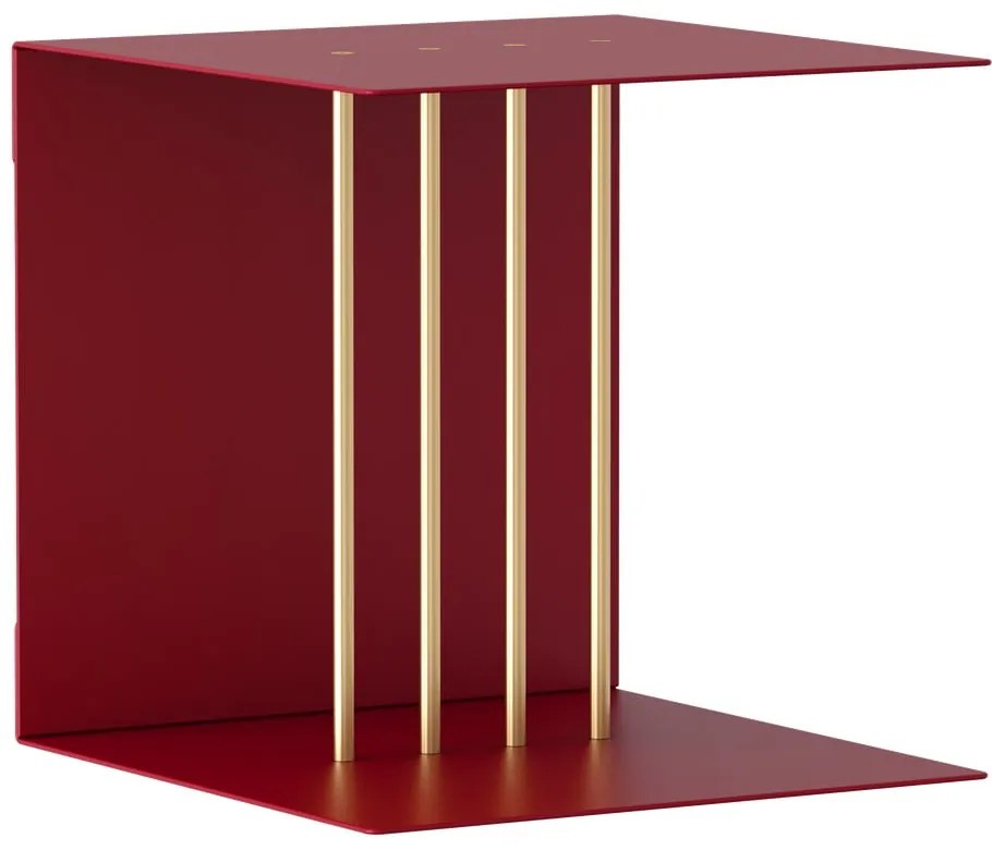 Červená kovová polica Teaser – UMAGE