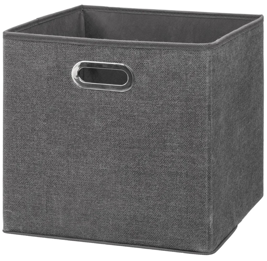 Úložný box Simple, 31x31x31 cm, sivá