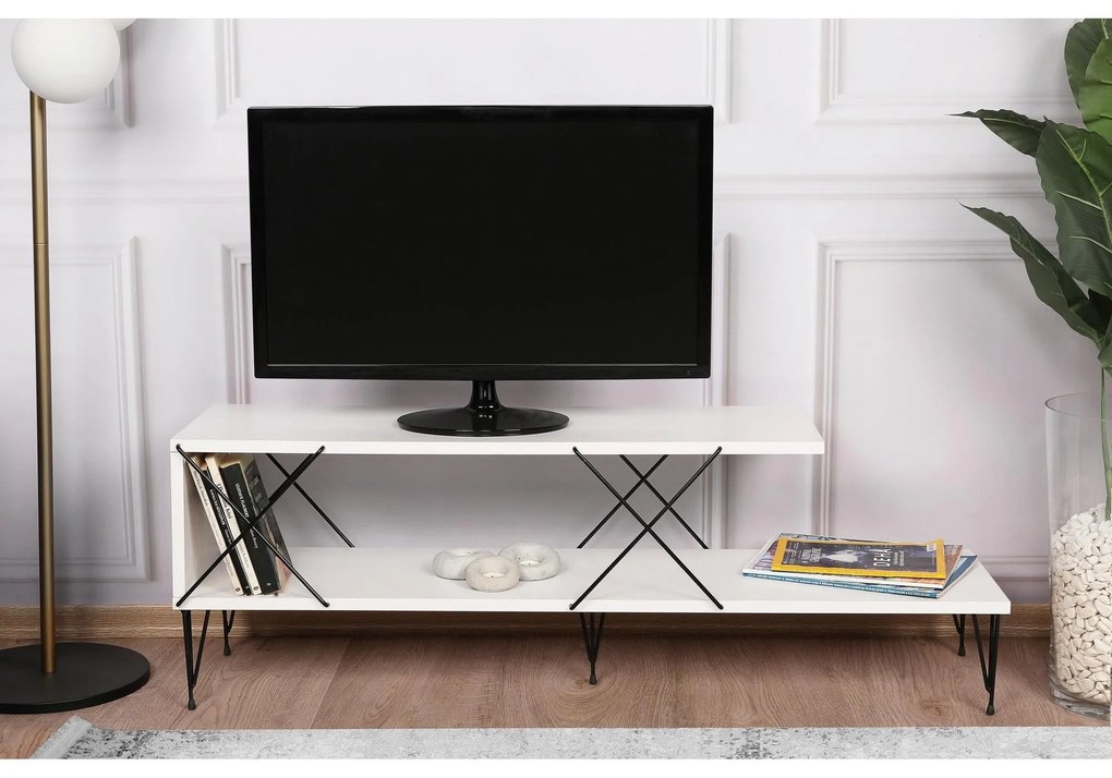 TV skrinka Street - White