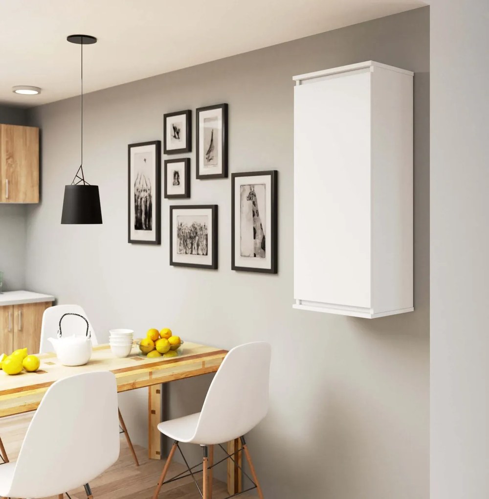 Závesná skrinka Star 40 cm biela