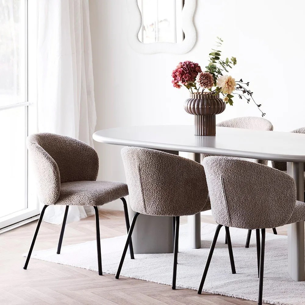 Hnedá sklenená váza (výška 27 cm) Celia – House Nordic